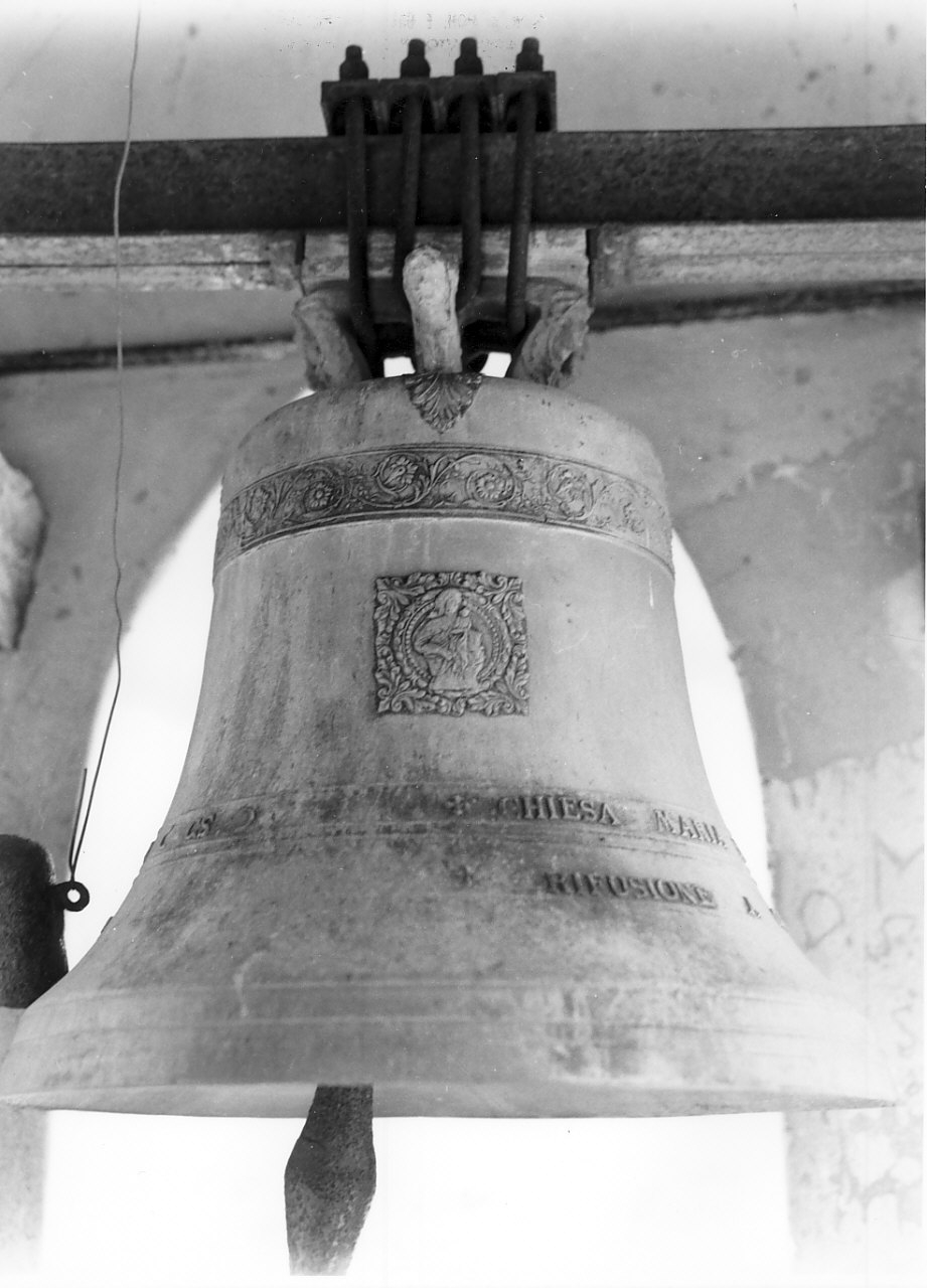 Madonna con Bambino (campana, opera isolata) - bottega Italia meridionale (sec. XIX)