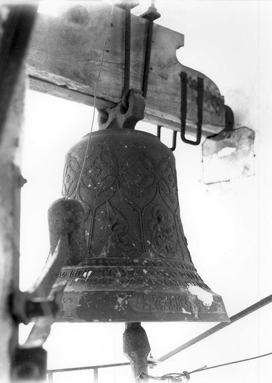 Madonna con Bambino e angeli (campana, opera isolata) di Gruffa Armando (prima metà sec. XX)