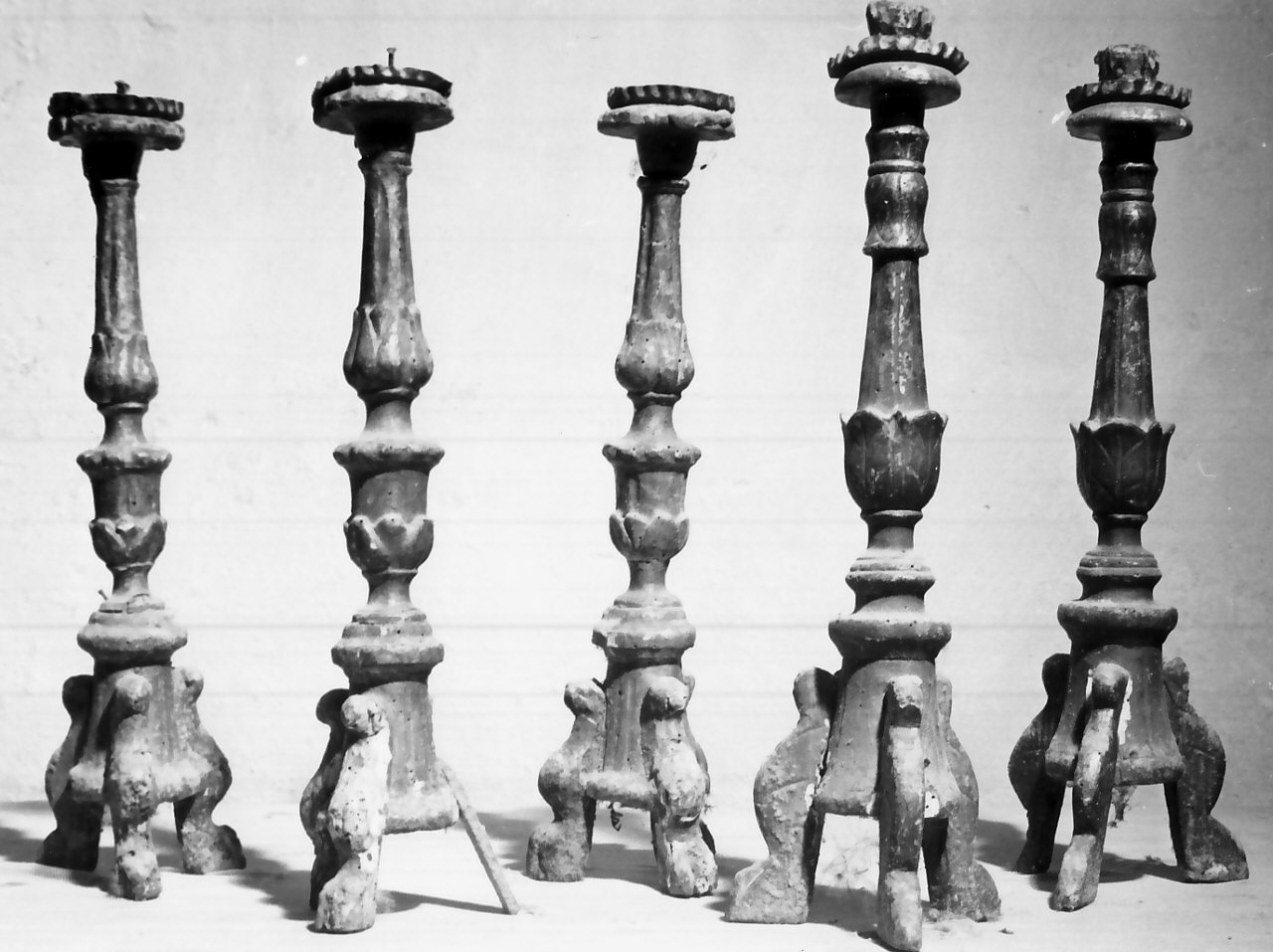 candeliere, serie - bottega calabrese (sec. XVIII)