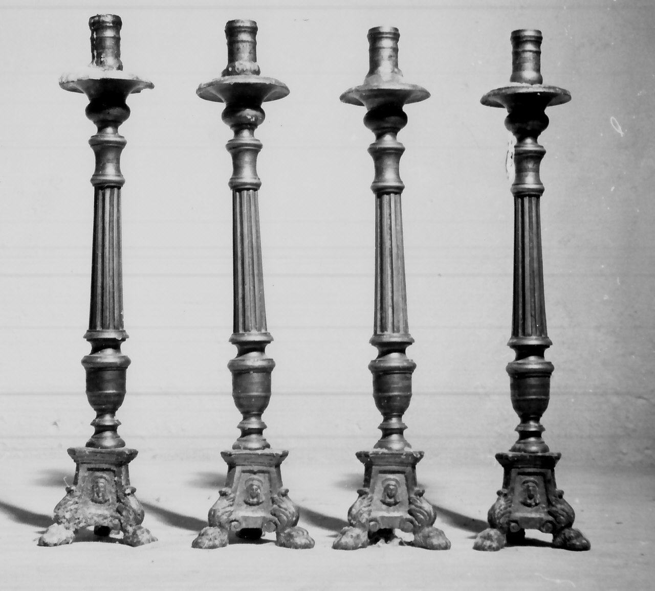 candeliere, serie - bottega calabrese (sec. XVIII)