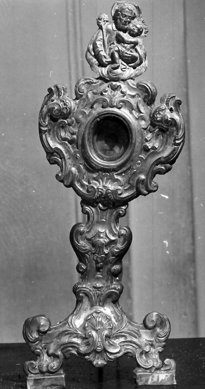 reliquiario, opera isolata - bottega calabrese (sec. XVIII)
