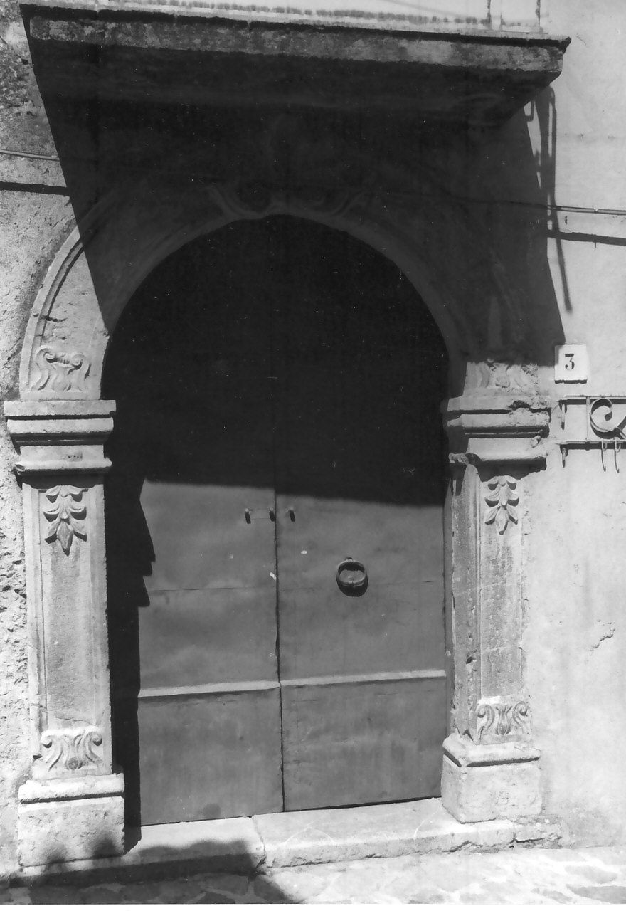 portale, opera isolata - bottega calabrese (seconda metà sec. XVII)