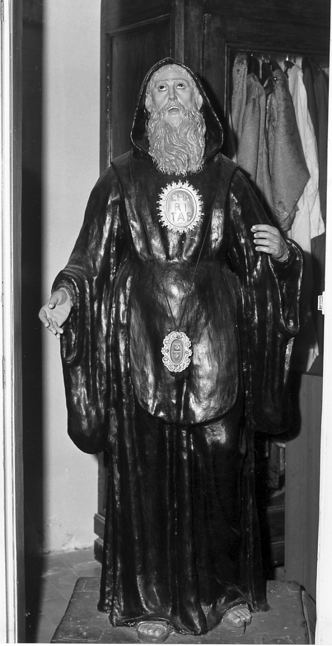 San Francesco di Paola (statua, opera isolata) - bottega Italia meridionale (prima metà sec. XIX)