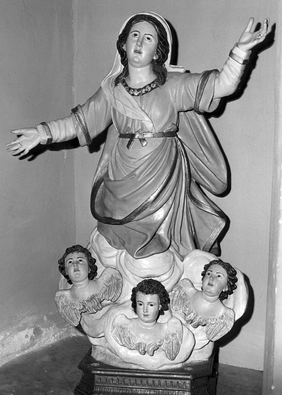 Madonna Assunta (statua, opera isolata) - bottega Italia meridionale (prima metà sec. XIX)