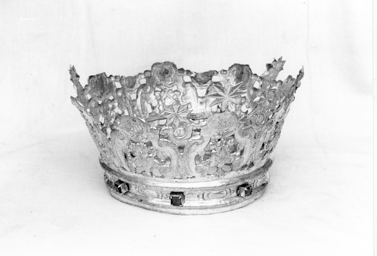 corona da statua, opera isolata - bottega Italia meridionale (prima metà sec. XVIII)