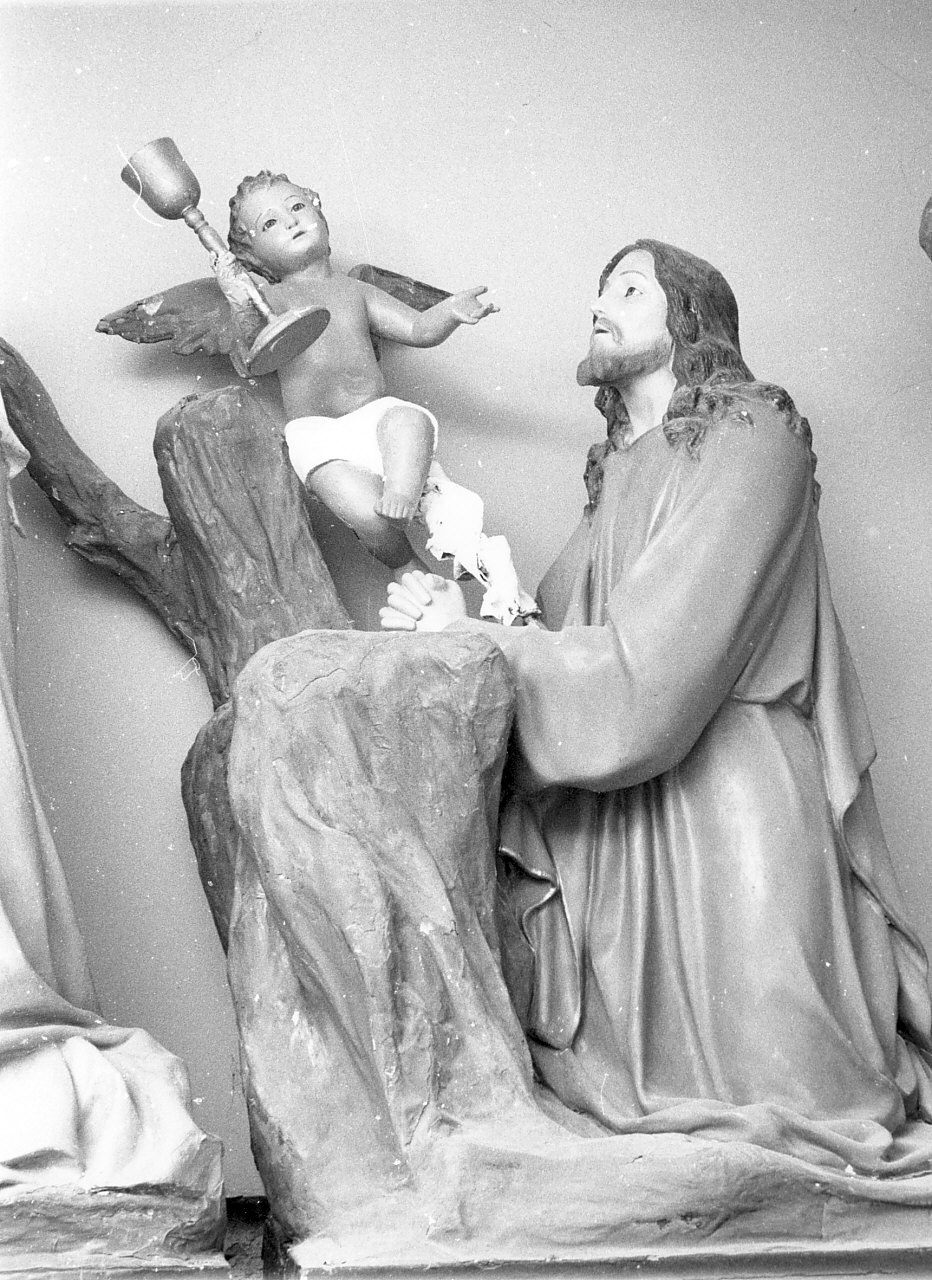 orazione di Cristo nell'orto di Getsemani (statua, opera isolata) di Guacci Luigi (bottega) (fine/inizio secc. XIX/ XX)