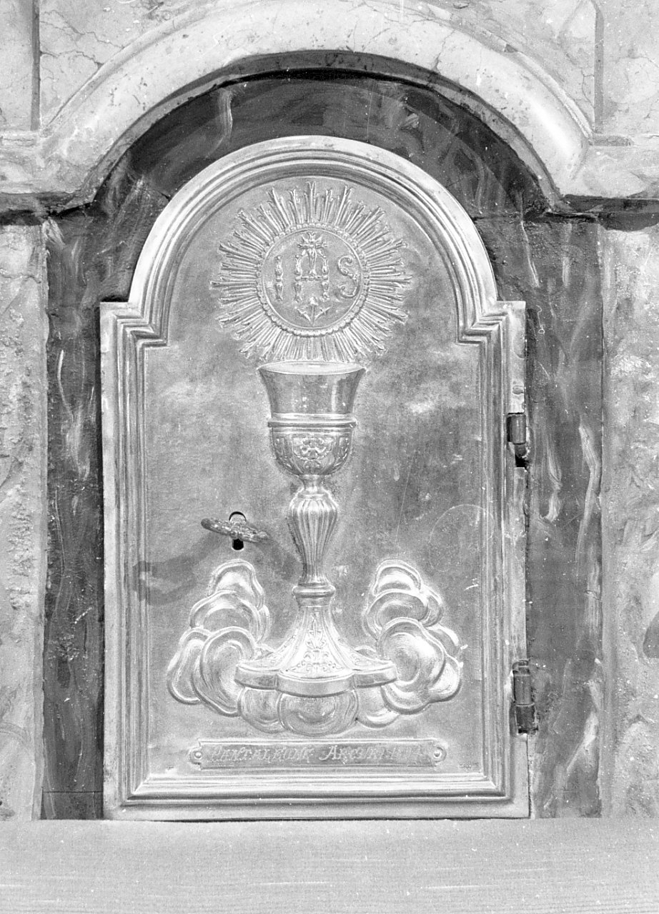 sportello di tabernacolo, opera isolata - bottega Italia meridionale (sec. XIX)