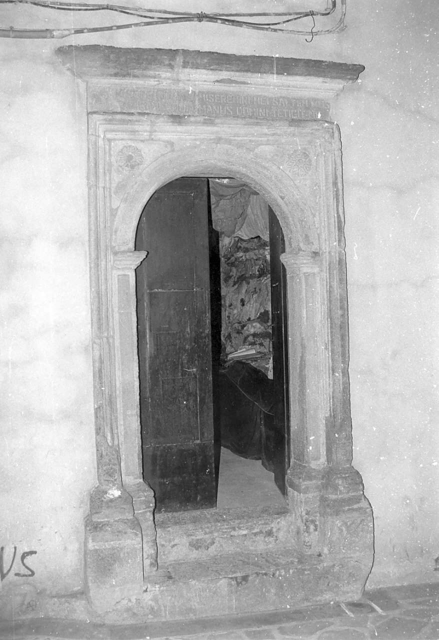 portale, opera isolata - bottega calabrese (seconda metà sec. XVII)