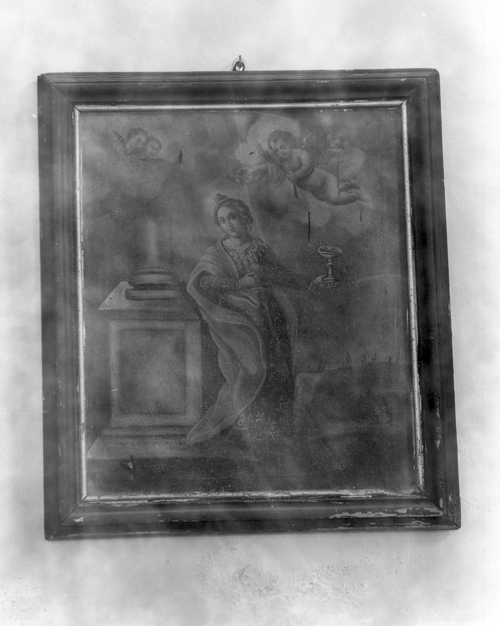 Santa Lucia (dipinto, opera isolata) - ambito Italia meridionale (prima metà sec. XIX)