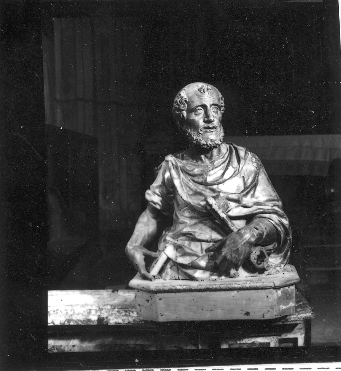 San Pietro (reliquiario - a busto, serie) - bottega Italia meridionale (sec. XVII)