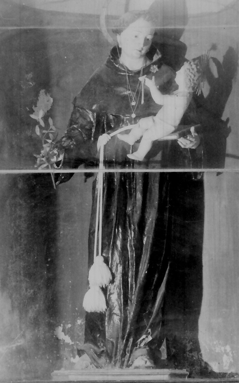 Sant'Antonio (statua, opera isolata) - bottega napoletana (sec. XIX)