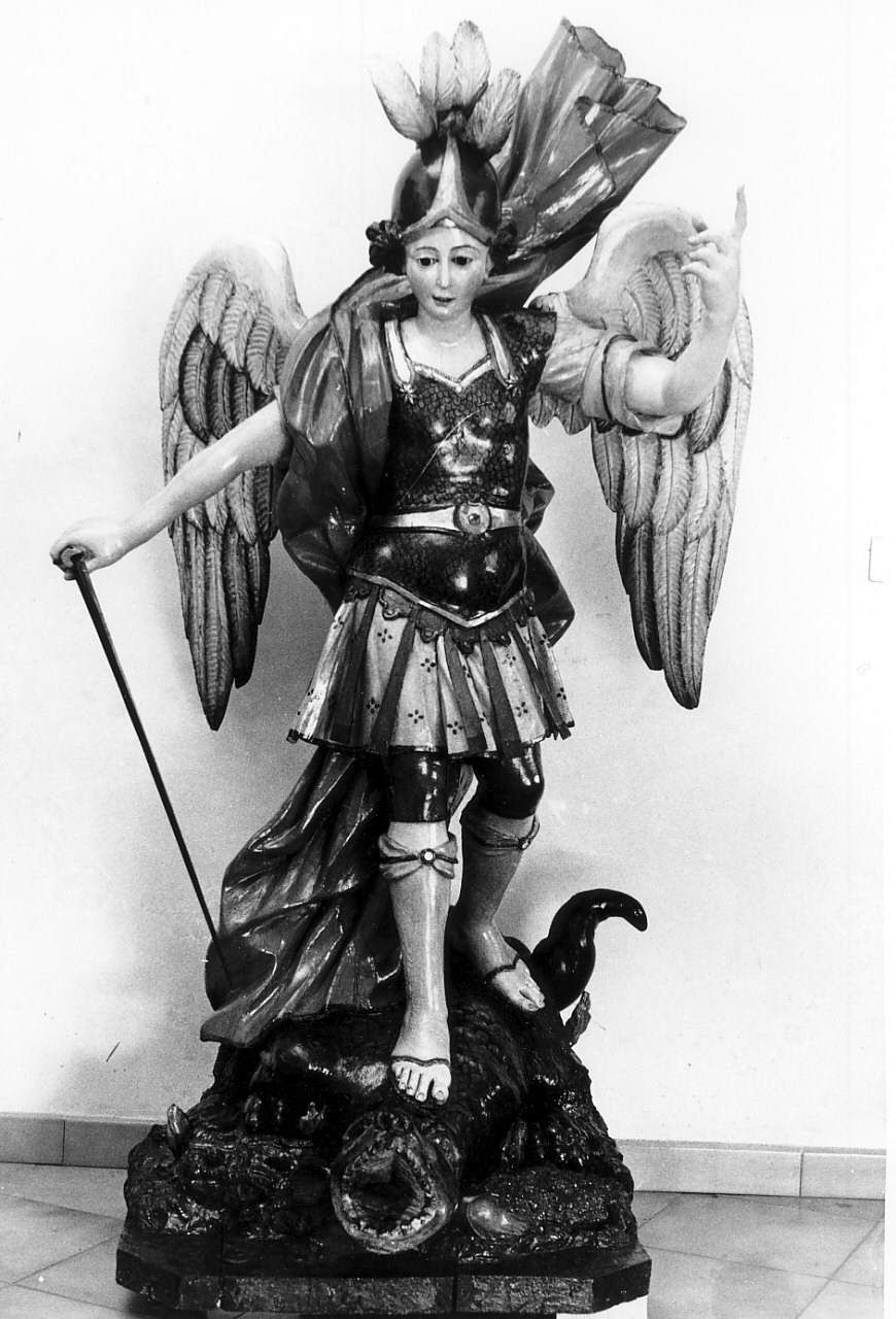 San Michele Arcangelo (statua, opera isolata) - bottega calabrese (fine/inizio secc. XVII/ XVIII)