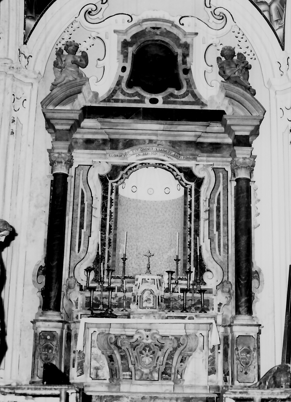 altare, opera isolata - bottega napoletana (sec. XVIII)