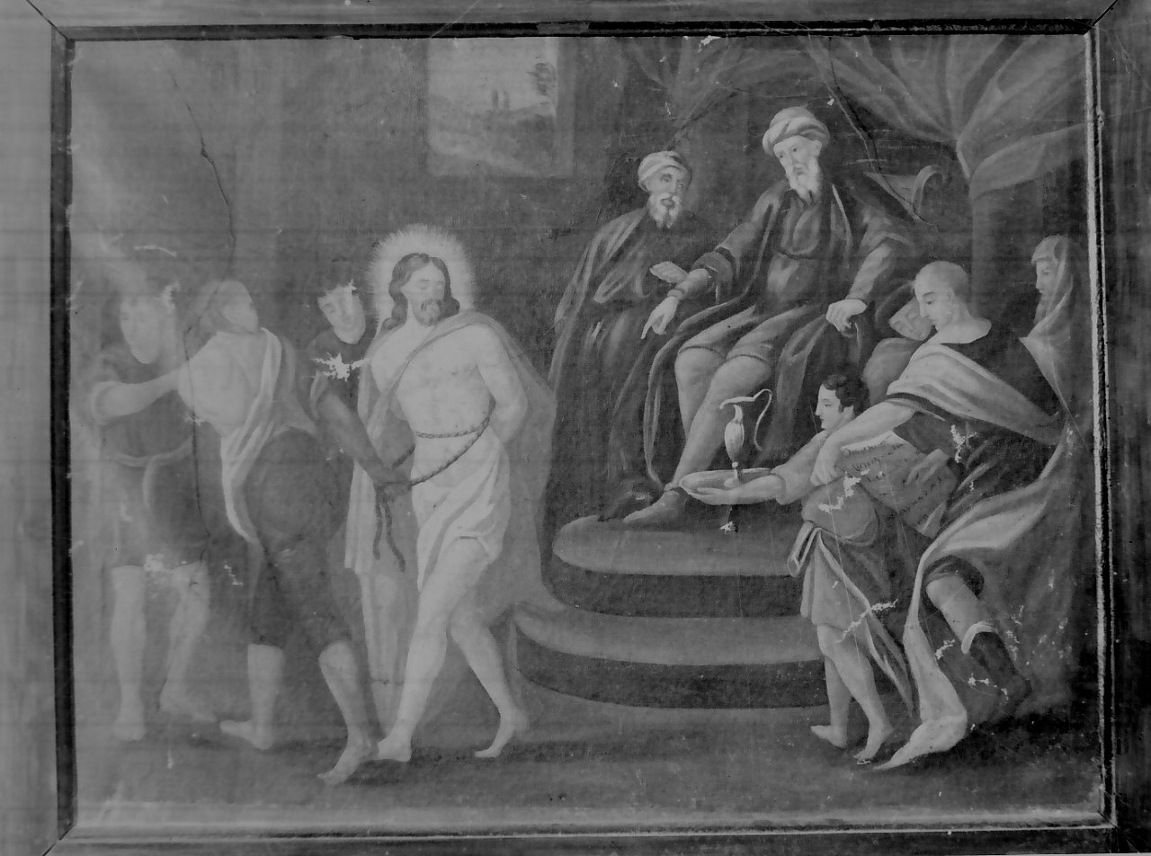 stazioni della via crucis (dipinto, ciclo) - ambito calabrese (prima metà sec. XIX)