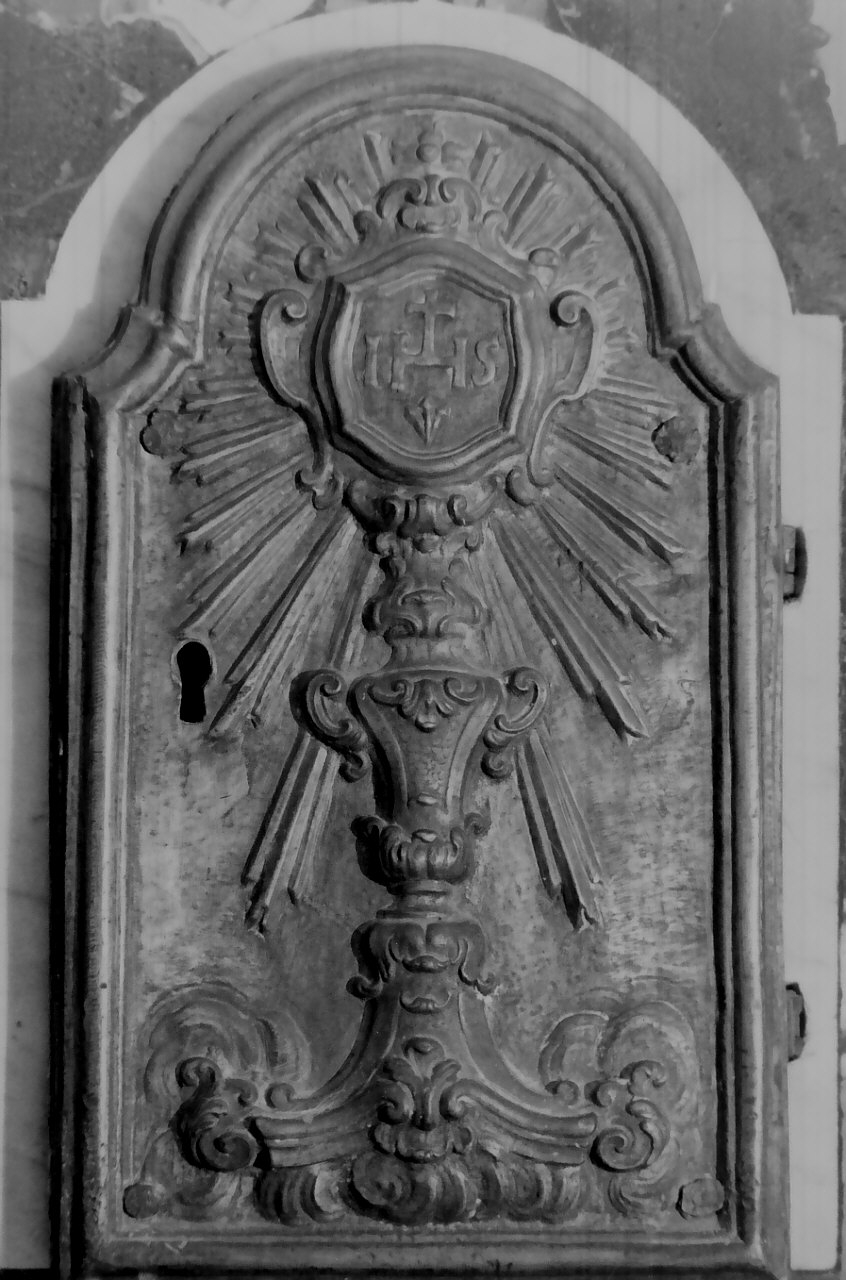 sportello di tabernacolo, opera isolata - bottega napoletana (?) (sec. XVIII)