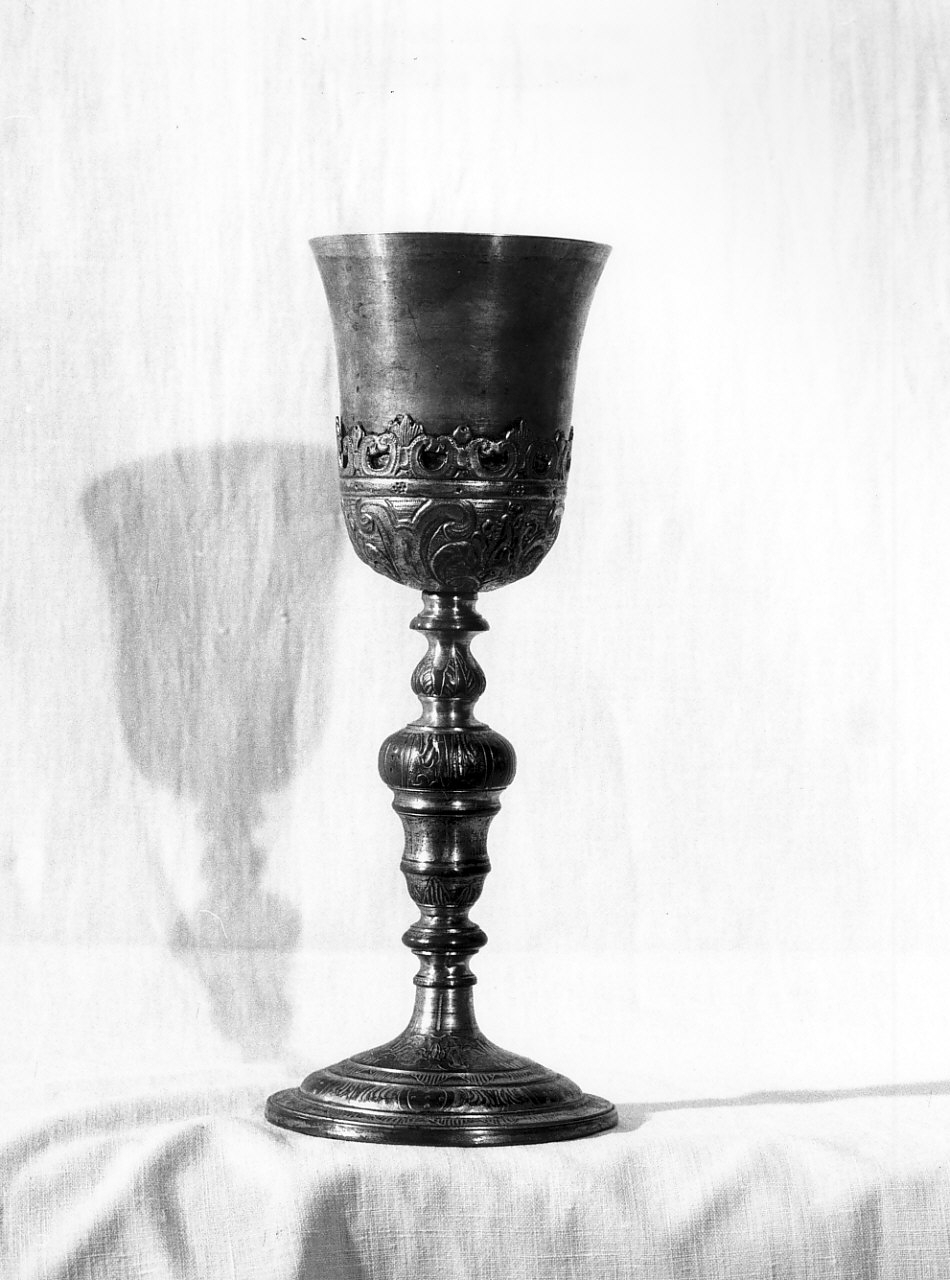 calice, opera isolata - bottega napoletana (fine/inizio secc. XVII/ XVIII)