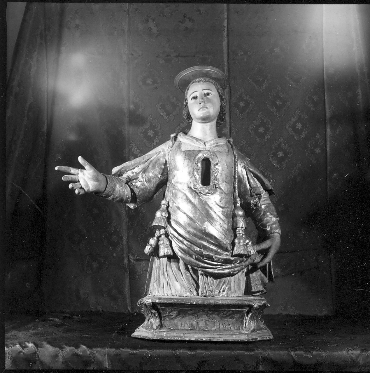 Sant'Innocenzo (reliquiario - a busto, opera isolata) - bottega Italia meridionale (fine/inizio secc. XVII/ XVIII)