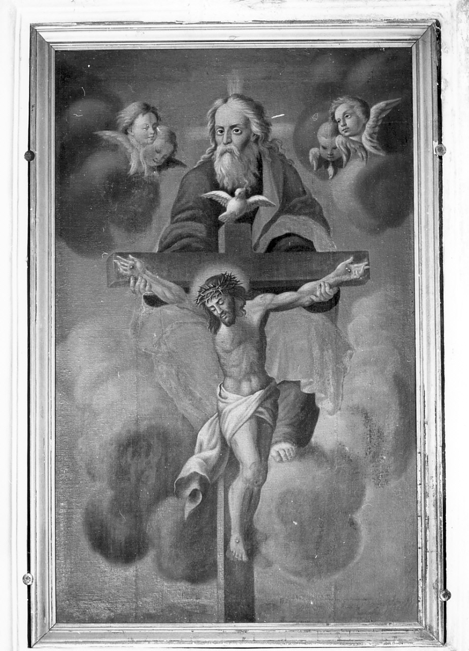 Trinità (dipinto, opera isolata) - ambito calabrese (fine/inizio secc. XVI/ XVII)