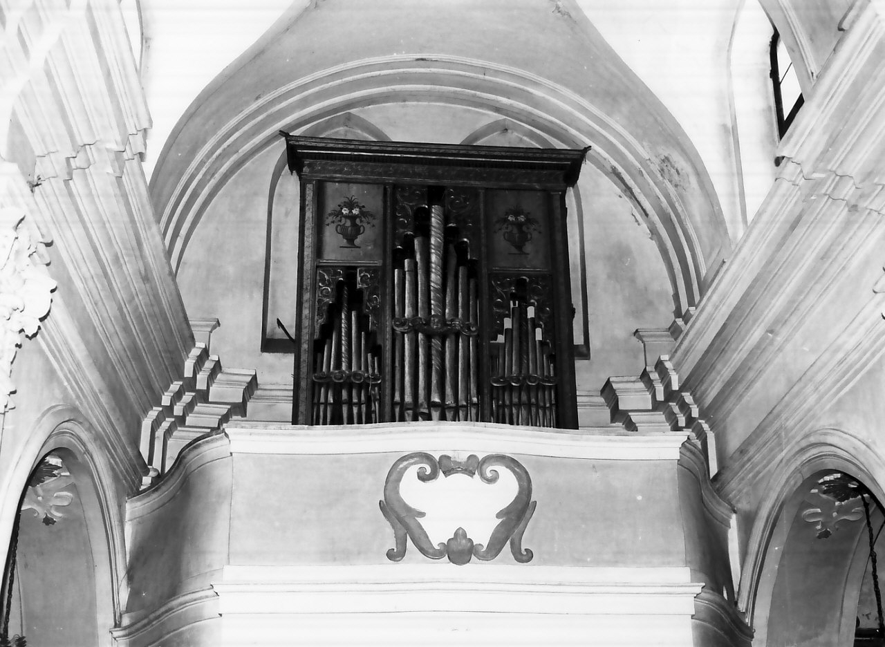 cassa d'organo, opera isolata - bottega Italia meridionale (fine/inizio secc. XVIII/ XIX)