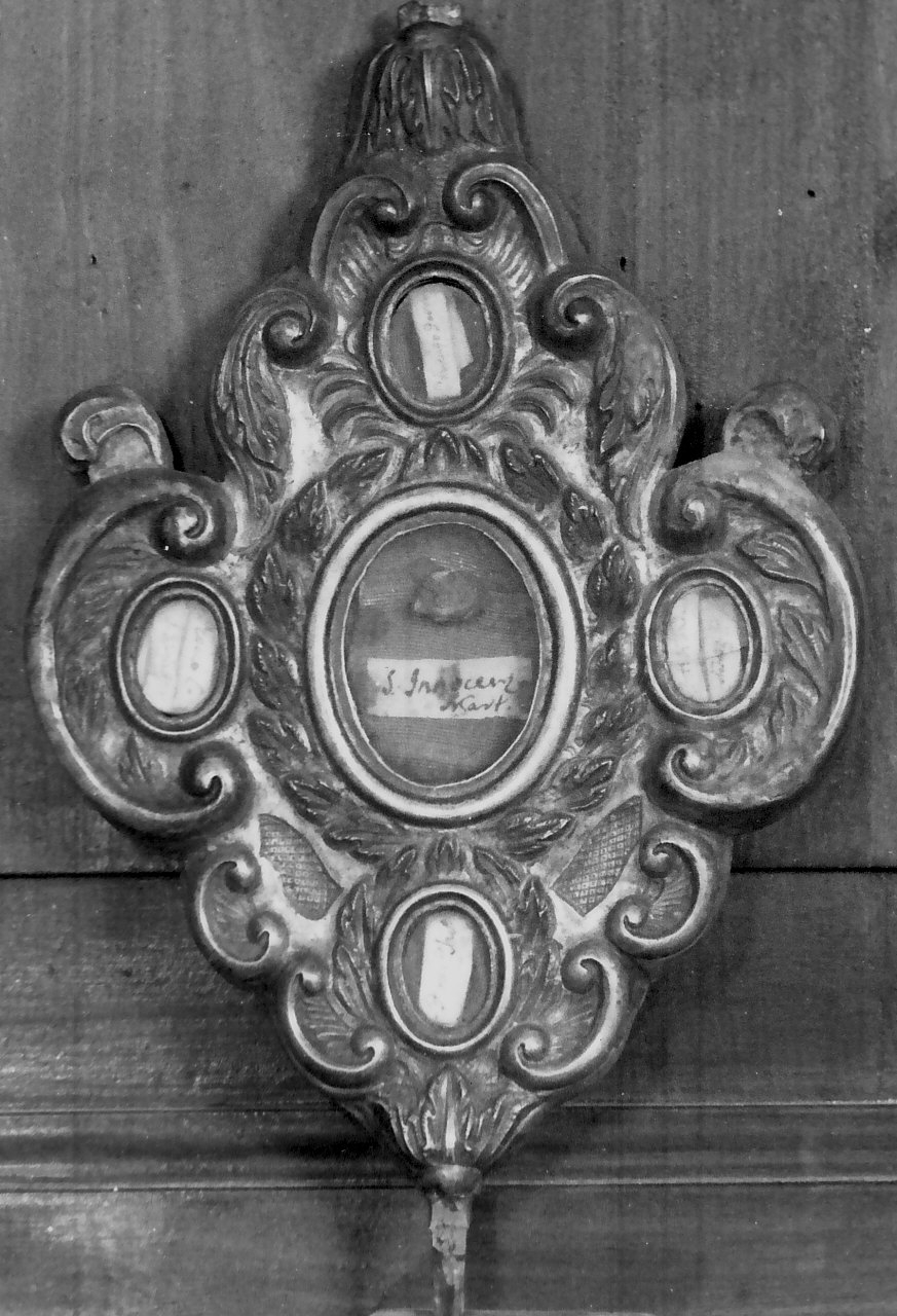 reliquiario, opera isolata - bottega napoletana (prima metà sec. XIX)