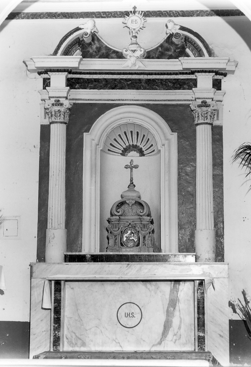 altare - bottega calabrese (fine/inizio secc. XVIII/ XIX)