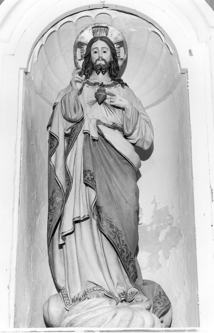 Sacro Cuore di Gesù (statua) - bottega Italia meridionale (prima metà sec. XX)