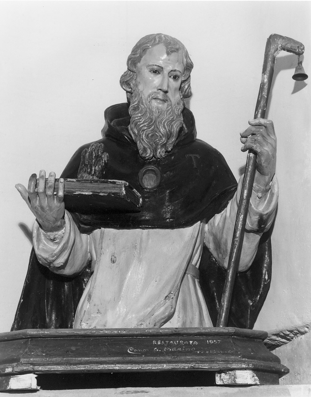 Sant'Antonio Abate (reliquiario antropomorfo) - bottega Italia meridionale (sec. XVIII)