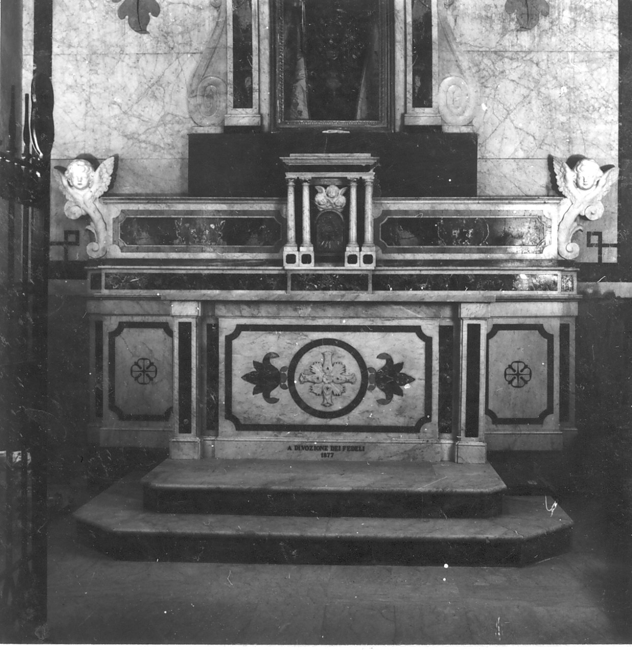 altare, opera isolata - bottega calabrese (sec. XIX)