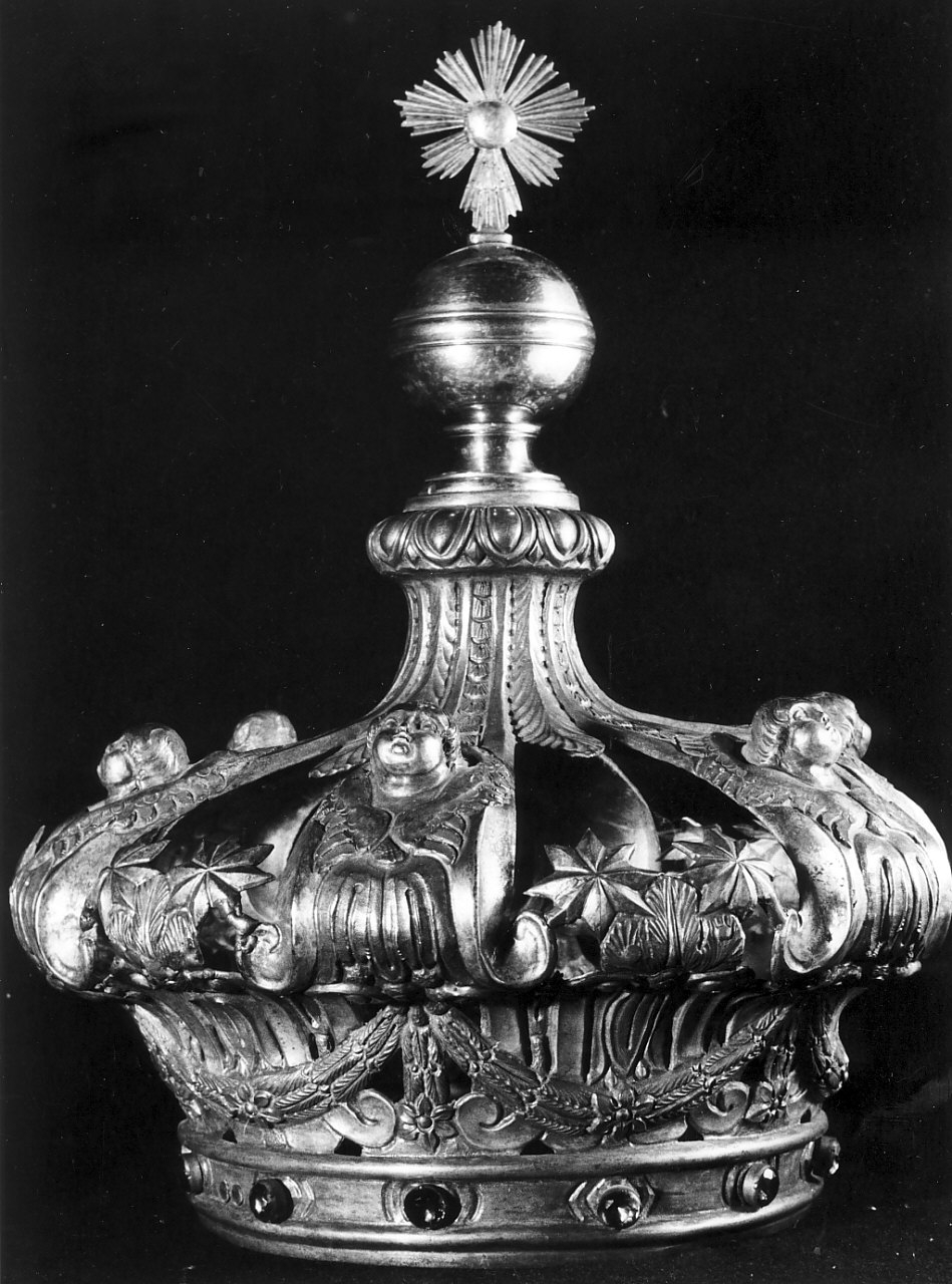 corona, opera isolata - bottega Italia meridionale (sec. XIX)