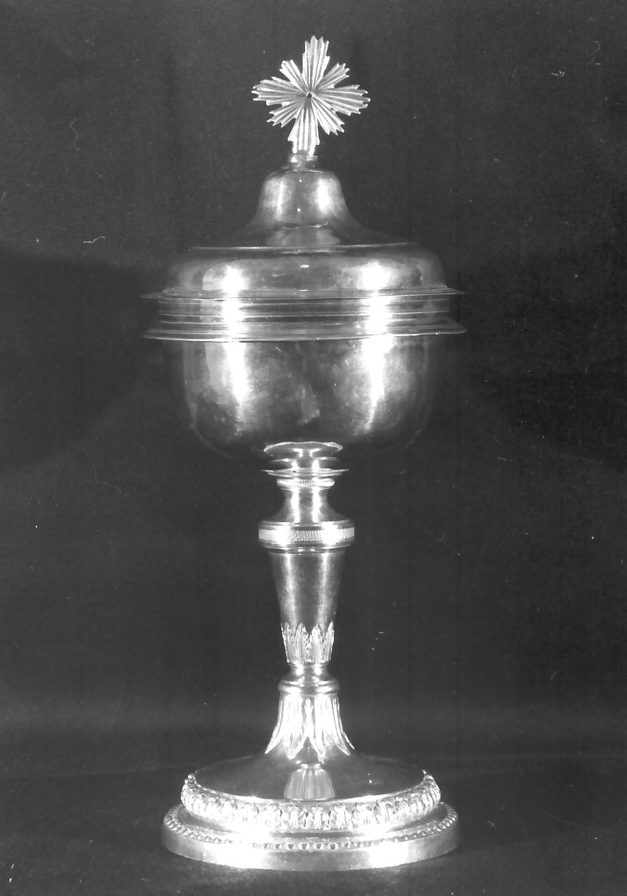 pisside, opera isolata - bottega napoletana (sec. XIX)