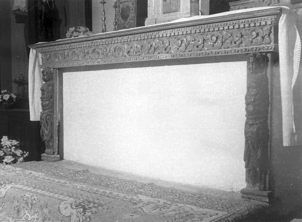 altare maggiore, opera isolata - bottega calabrese (metà sec. XVIII)