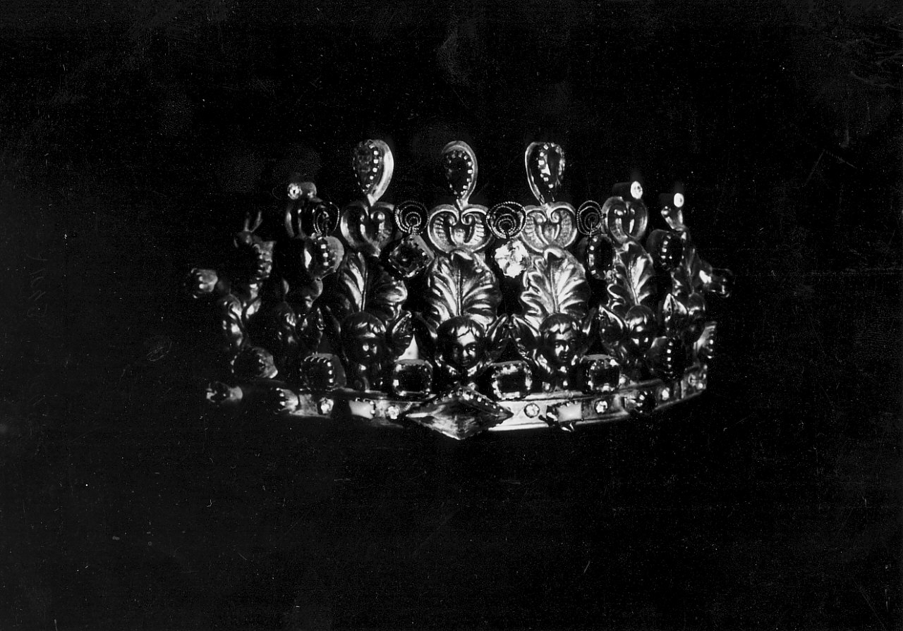 corona da statua, opera isolata - bottega calabrese (prima metà sec. XIX)