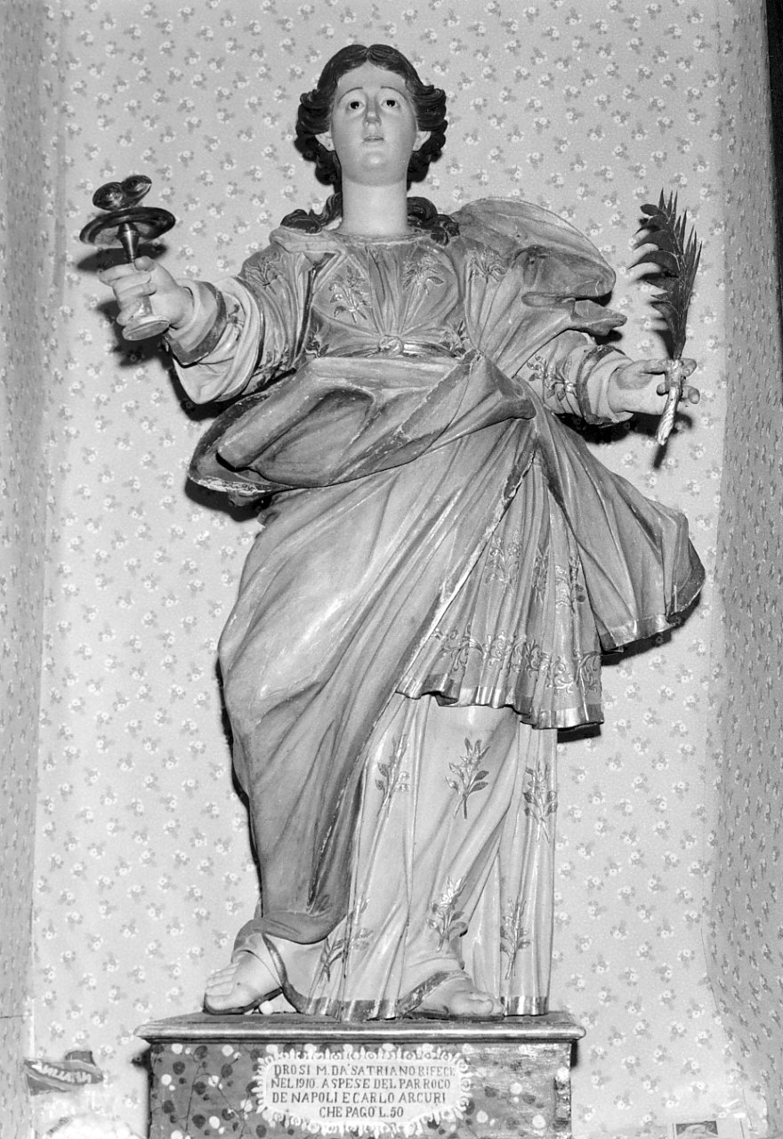 Santa Lucia (manichino, opera isolata) - bottega Italia meridionale (inizio sec. XIX)