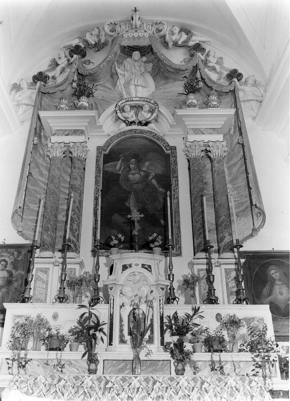 altare maggiore, opera isolata - bottega calabrese (fine sec. XVIII)