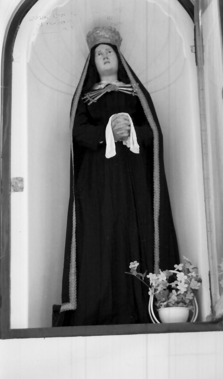 Madonna Addolorata (manichino, opera isolata) - bottega Italia meridionale (prima metà sec. XIX)