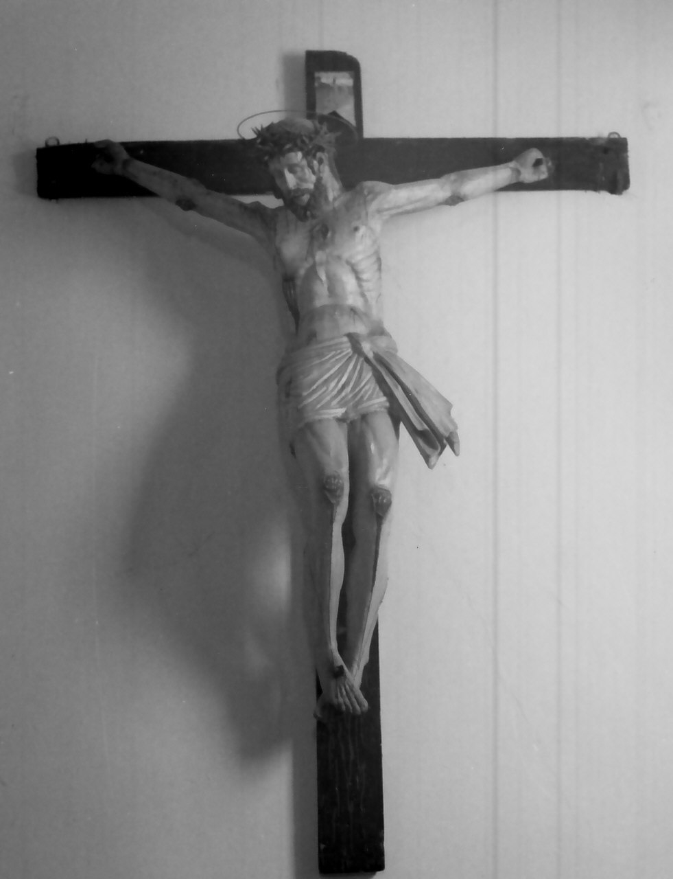 crocifisso, opera isolata - bottega Italia meridionale (seconda metà sec. XIX)