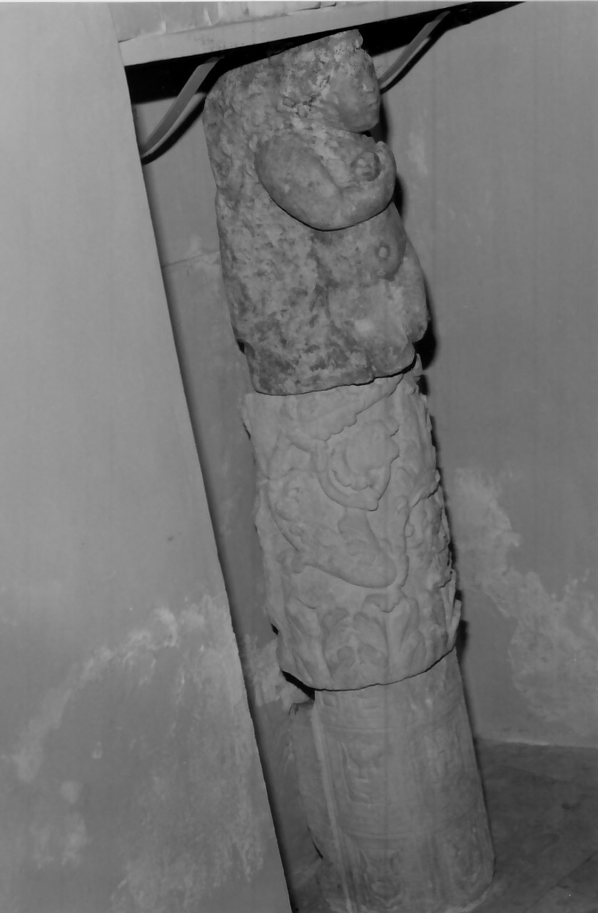 colonna, frammento - bottega calabrese (sec. XVI)