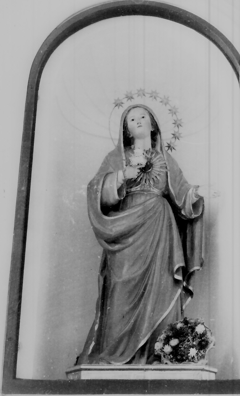 Sacro Cuore di Maria (statua, opera isolata) - bottega Italia meridionale (primo quarto sec. XX)