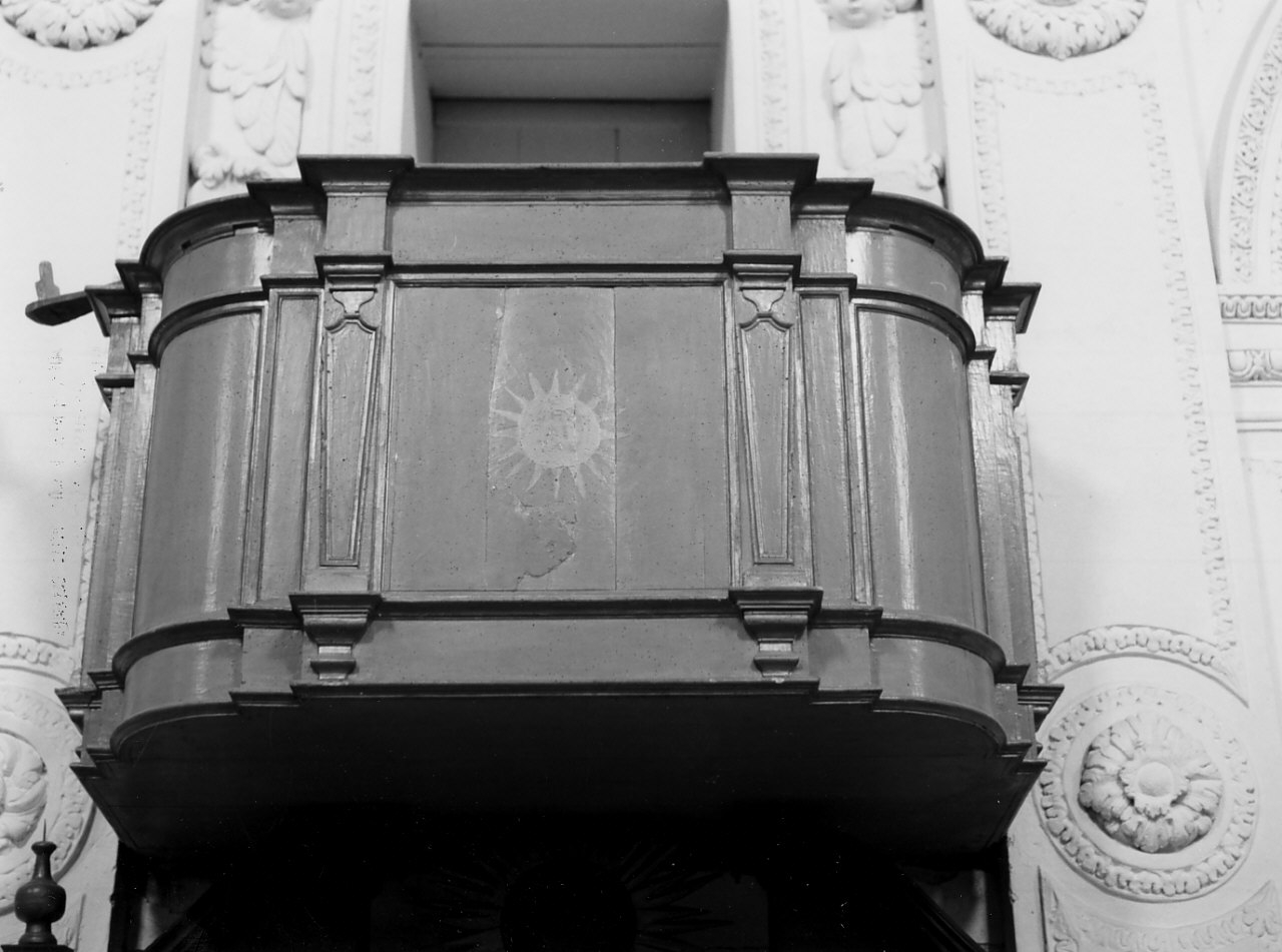 pulpito, opera isolata - bottega calabrese (ultimo quarto sec. XVIII)