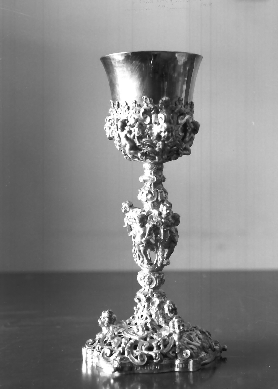calice, opera isolata - bottega napoletana (seconda metà sec. XVIII)