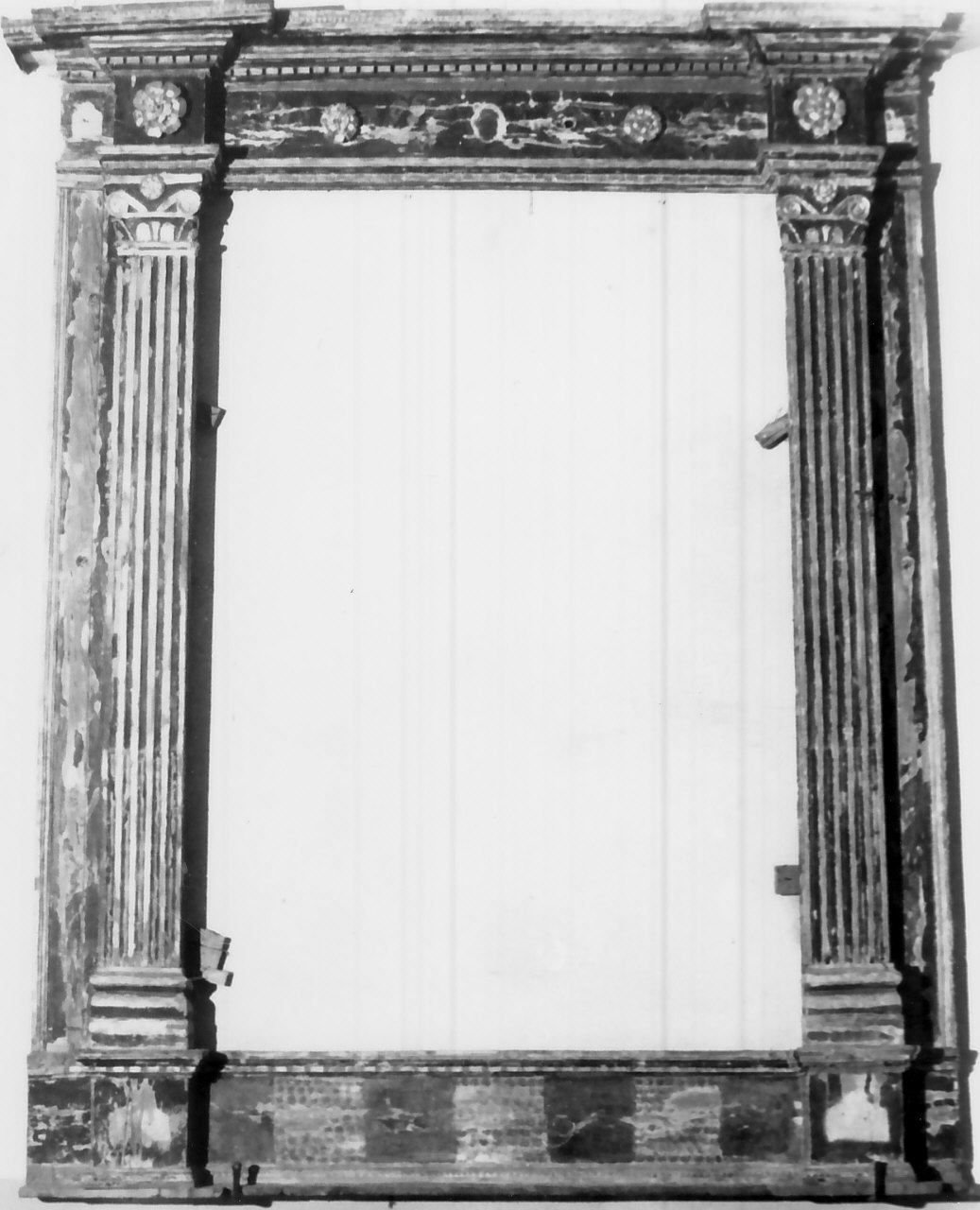 cornice, opera isolata - bottega calabrese (ultimo quarto sec. XVIII)