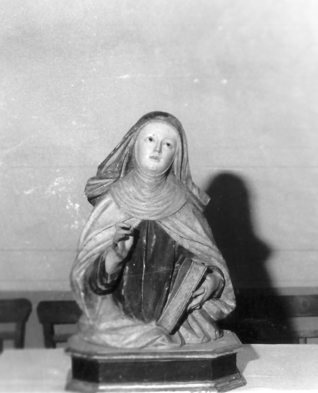 Santa Teresa (busto, opera isolata) - bottega Italia meridionale (prima metà sec. XIX)