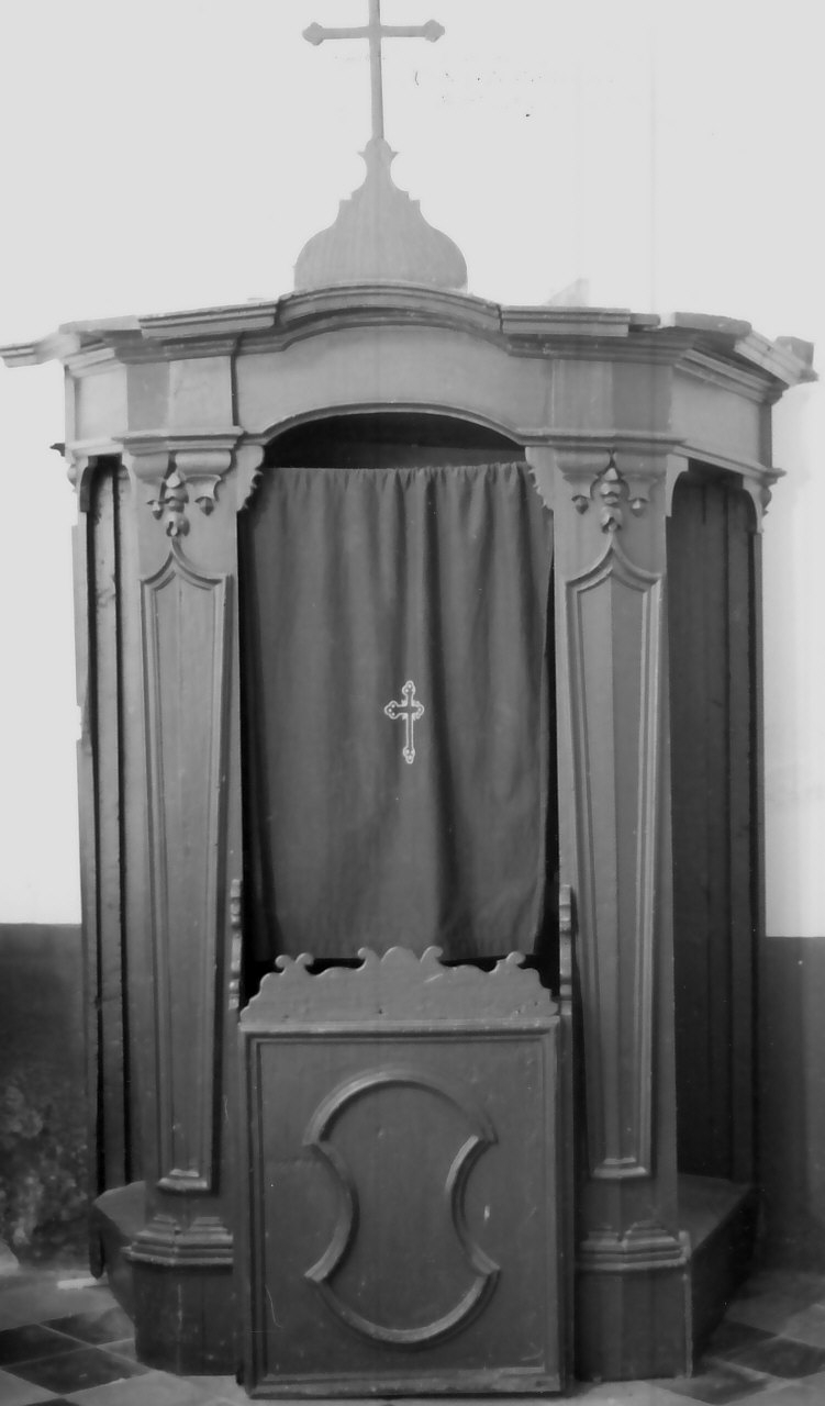 confessionale, opera isolata - bottega calabrese (seconda metà sec. XIX)