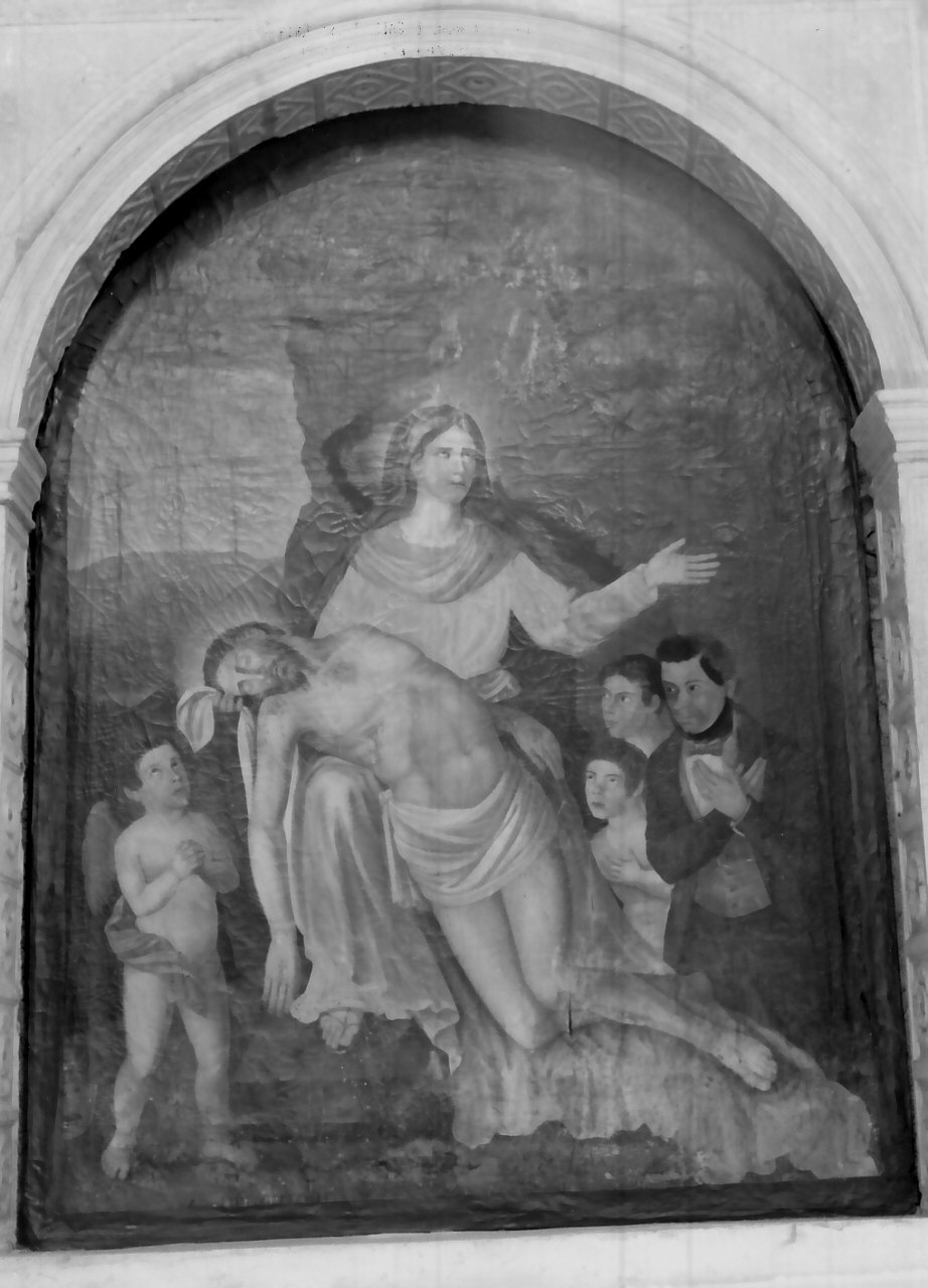 Pietà (dipinto, opera isolata) - ambito Italia meridionale (prima metà sec. XIX)
