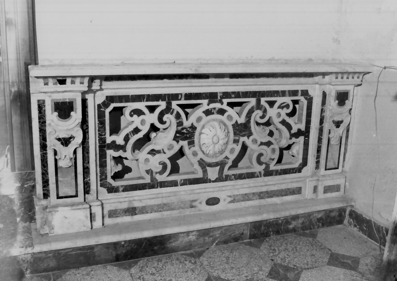 balaustrata, serie - bottega napoletana (seconda metà sec. XVIII)