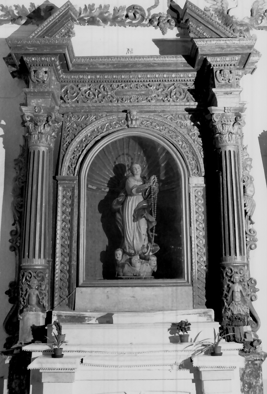 mostra d'altare, opera isolata - bottega Italia meridionale (seconda metà sec. XVII)