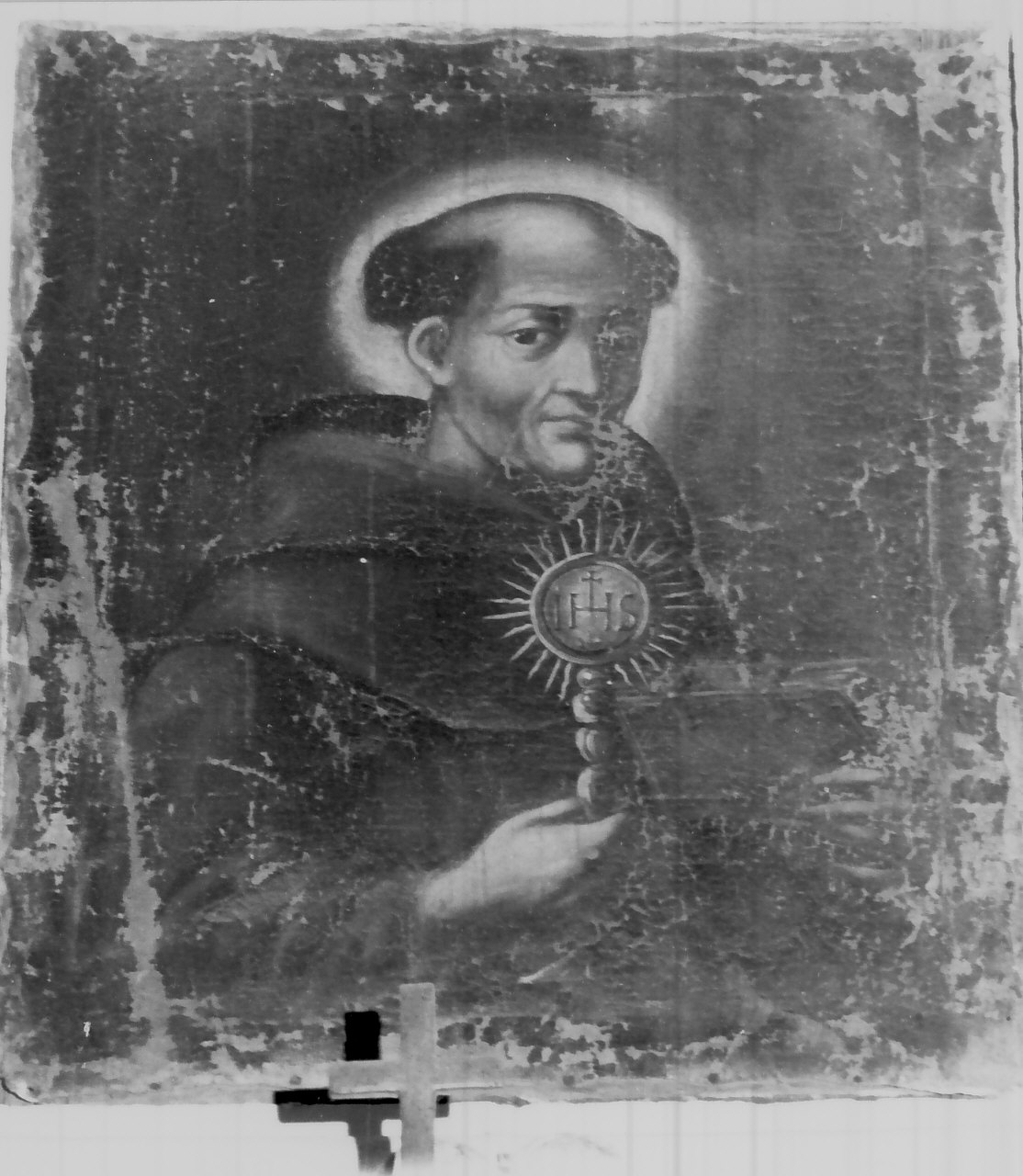 San Bernardino da Siena (dipinto, opera isolata) - ambito Italia meridionale (metà sec. XVII)