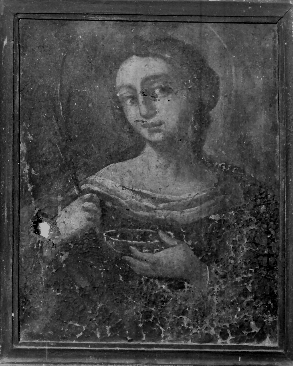 Santa Lucia (dipinto, opera isolata) - ambito Italia meridionale (metà sec. XVII)