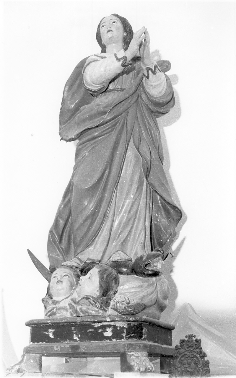 Madonna Immacolata (statua, opera isolata) - bottega Italia meridionale (metà sec. XVIII)