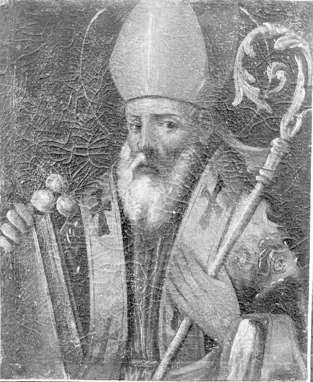 San Nicola di Bari (dipinto, opera isolata) - ambito Italia meridionale (prima metà sec. XVIII)